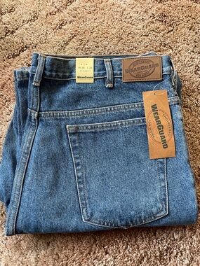 WearGuard Men's Relaxed Fit Blue Jeans